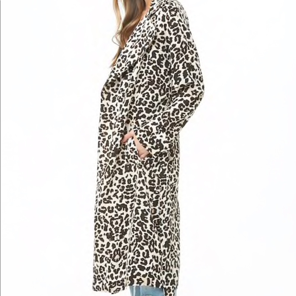 Vine and Love leopard print coat